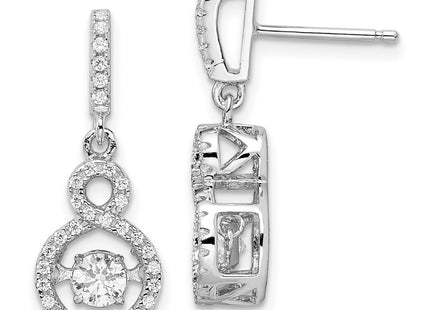 Sterling Silver Earrings Style QMP1401 - Classique Jewelry Inc.