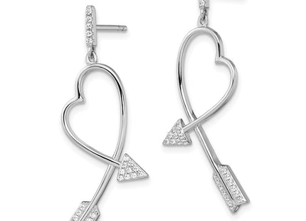 Sterling Silver Earrings Style QMP1454 - Classique Jewelry Inc.