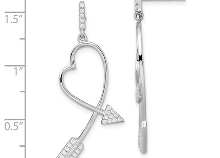 Sterling Silver Earrings Style QMP1454 - Classique Jewelry Inc.