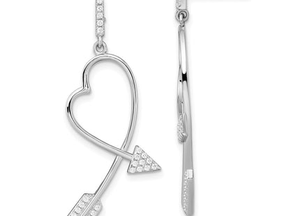 Sterling Silver Earrings Style QMP1454 - Classique Jewelry Inc.