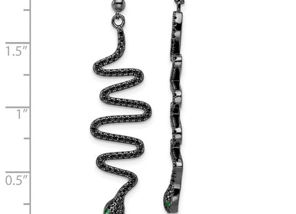 Sterling Silver Earrings Style QMP1459 - Classique Jewelry Inc.