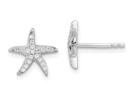 Sterling Silver Earrings Style QMP1464 - Classique Jewelry Inc.