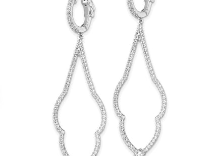 Sterling Silver Earrings Style QMP1471 - Classique Jewelry Inc.