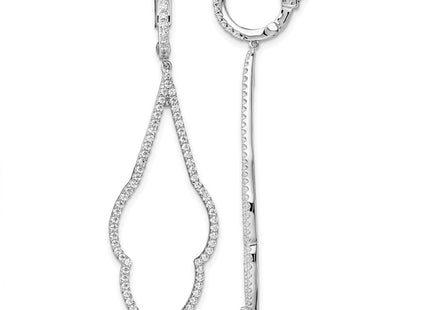 Sterling Silver Earrings Style QMP1471 - Classique Jewelry Inc.
