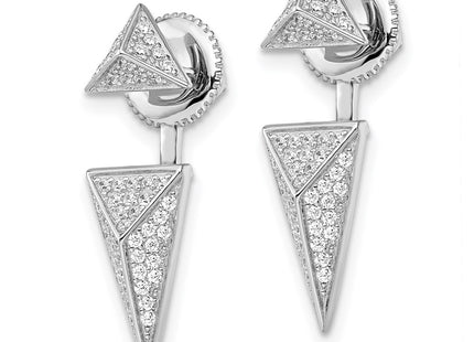Sterling Silver Earrings Style QMP1497 - Classique Jewelry Inc.