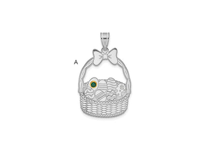 Silver/14k Two-Tone Pendants Style QMP1538 - Classique Jewelry Inc.