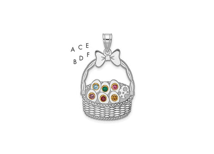 Silver/14k Two-Tone Pendants Style QMP1538 - Classique Jewelry Inc.