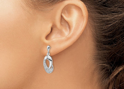 Sterling Silver Earrings Style QMP195 - Classique Jewelry Inc.