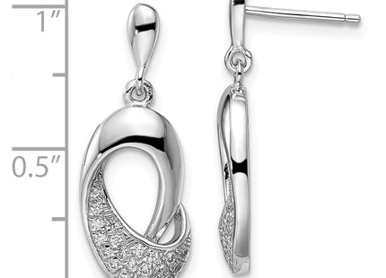 Sterling Silver Earrings Style QMP195 - Classique Jewelry Inc.