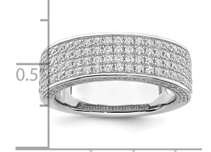 Sterling Silver Rings Style QMP257 - Classique Jewelry Inc.