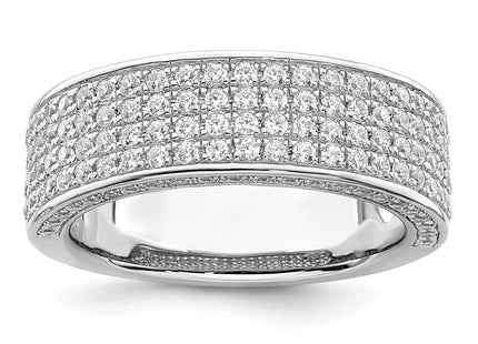 Sterling Silver Rings Style QMP257 - Classique Jewelry Inc.