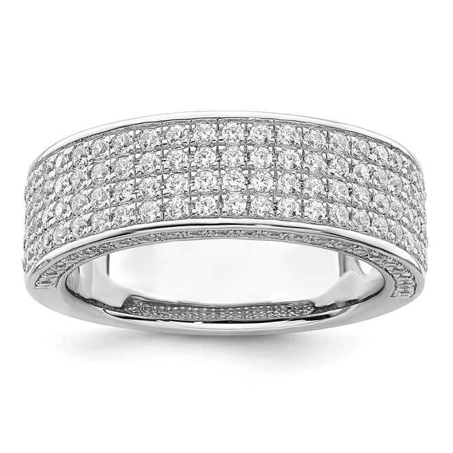 Sterling Silver Rings Style QMP257 - Classique Jewelry Inc.