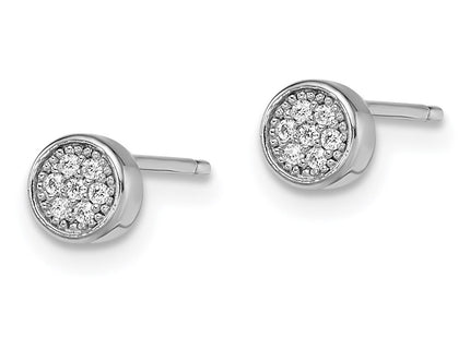 Sterling Silver Earrings Style QMP258 - Classique Jewelry Inc.