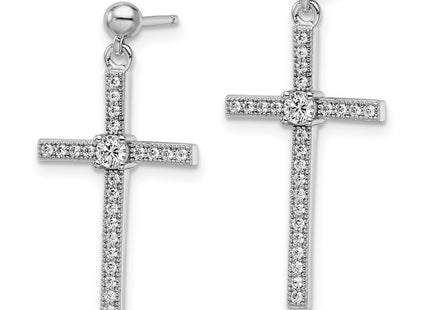 Sterling Silver Earrings Style QMP288 - Classique Jewelry Inc.