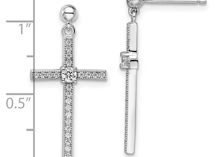 Sterling Silver Earrings Style QMP288 - Classique Jewelry Inc.