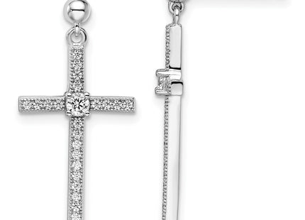 Sterling Silver Earrings Style QMP288 - Classique Jewelry Inc.