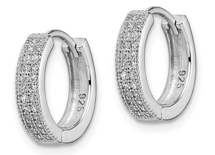 Sterling Silver Earrings Style QMP316 - Classique Jewelry Inc.