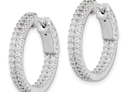 Sterling Silver Earrings Style QMP320 - Classique Jewelry Inc.