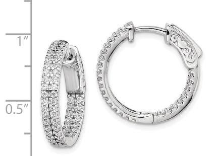 Sterling Silver Earrings Style QMP320 - Classique Jewelry Inc.