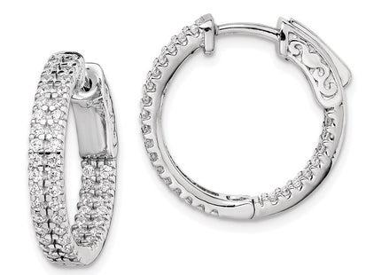 Sterling Silver Earrings Style QMP320 - Classique Jewelry Inc.