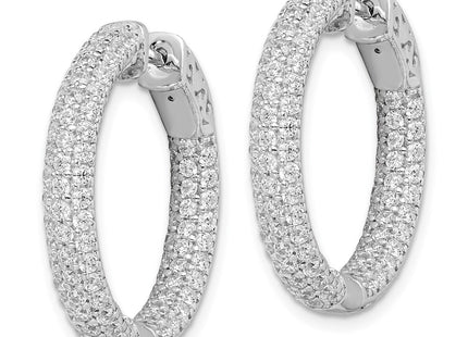Sterling Silver Earrings Style QMP323 - Classique Jewelry Inc.