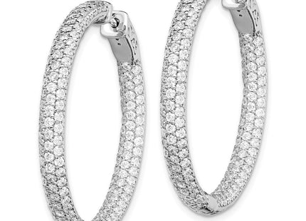 Sterling Silver Earrings Style QMP324 - Classique Jewelry Inc.