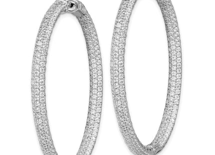 Sterling Silver Earrings Style QMP325 - Classique Jewelry Inc.
