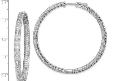 Sterling Silver Earrings Style QMP325 - Classique Jewelry Inc.