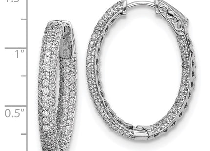 Sterling Silver Earrings Style QMP326 - Classique Jewelry Inc.