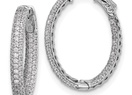 Sterling Silver Earrings Style QMP326 - Classique Jewelry Inc.