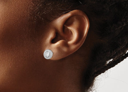 Sterling Silver Earrings Style QMP328 - Classique Jewelry Inc.