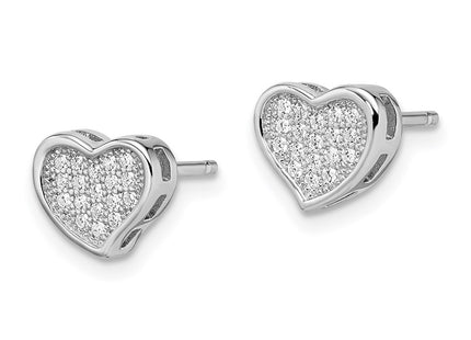 Sterling Silver Earrings Style QMP332 - Classique Jewelry Inc.