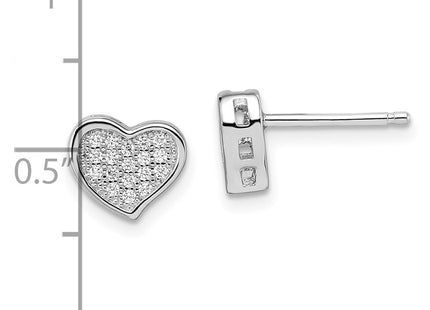 Sterling Silver Earrings Style QMP332 - Classique Jewelry Inc.