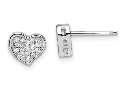 Sterling Silver Earrings Style QMP332 - Classique Jewelry Inc.