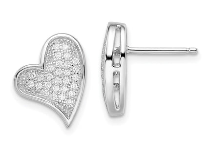 Sterling Silver Earrings Style QMP338 - Classique Jewelry Inc.