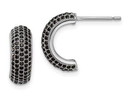 Sterling Silver Earrings Style QMP560 - Classique Jewelry Inc.