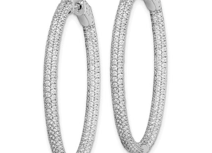 Sterling Silver Earrings Style QMP589 - Classique Jewelry Inc.