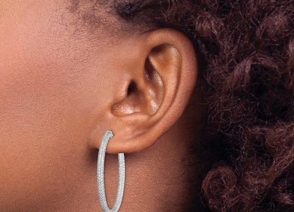 Sterling Silver Earrings Style QMP589 - Classique Jewelry Inc.