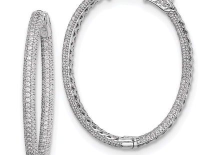 Sterling Silver Earrings Style QMP589 - Classique Jewelry Inc.