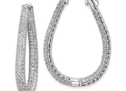 Sterling Silver Earrings Style QMP591 - Classique Jewelry Inc.