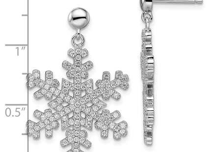 Sterling Silver Earrings Style QMP684 - Classique Jewelry Inc.