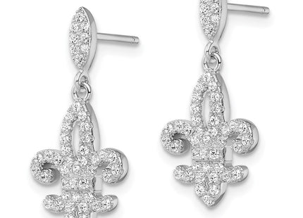 Sterling Silver Earrings Style QMP694 - Classique Jewelry Inc.