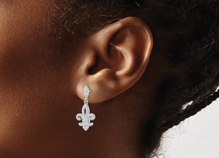 Sterling Silver Earrings Style QMP694 - Classique Jewelry Inc.