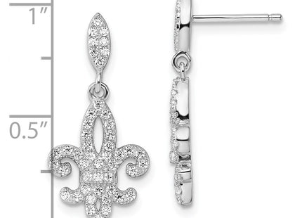 Sterling Silver Earrings Style QMP694 - Classique Jewelry Inc.