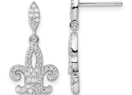 Sterling Silver Earrings Style QMP694 - Classique Jewelry Inc.