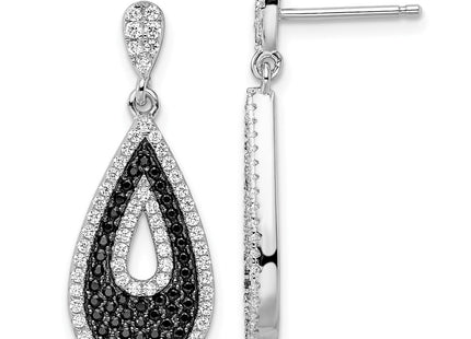 Sterling Silver Earrings Style QMP706 - Classique Jewelry Inc.