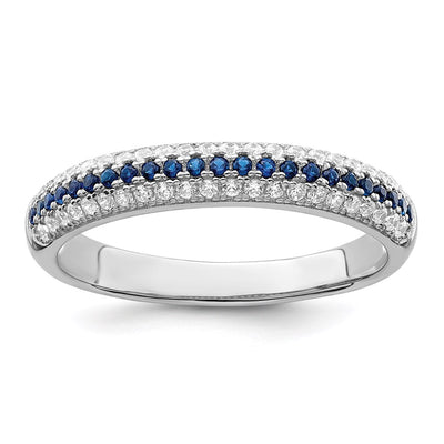 Sterling silver cubic zirconia ring
