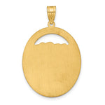 Sterling Silver/Gold-plated 1 Birthstone with SS Bezel Family Pendant view 4