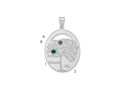 Sterling Silver Pendants Style QMP9 - Classique Jewelry Inc.