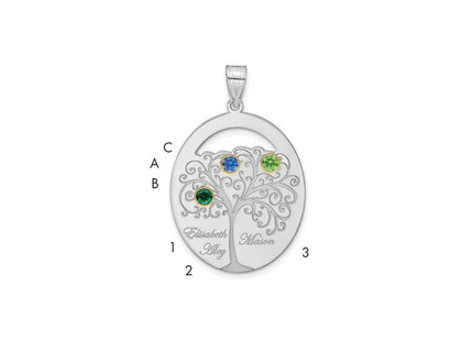 Sterling Silver Pendants Style QMP9 - Classique Jewelry Inc.